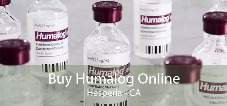 Buy Humalog Online Hesperia - CA