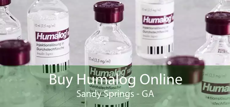 Buy Humalog Online Sandy Springs - GA